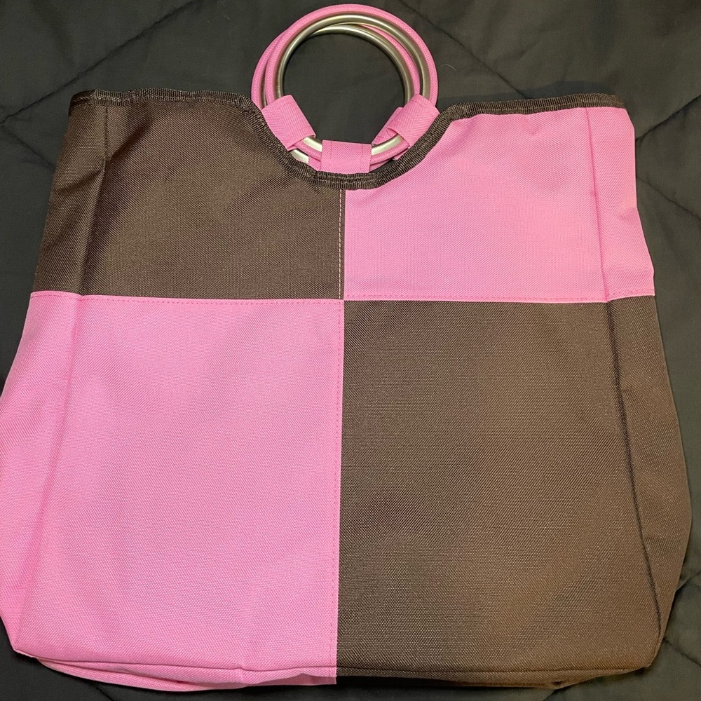 Color Block Tote Bag - Picture 2 of 4